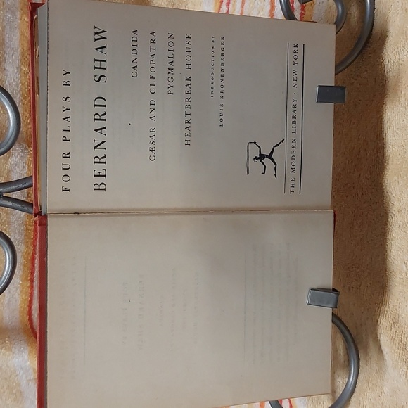 Vintage hardcover book, "Four Plays by Bernard Shaw" published by Modern Library - Picture 2 of 6
